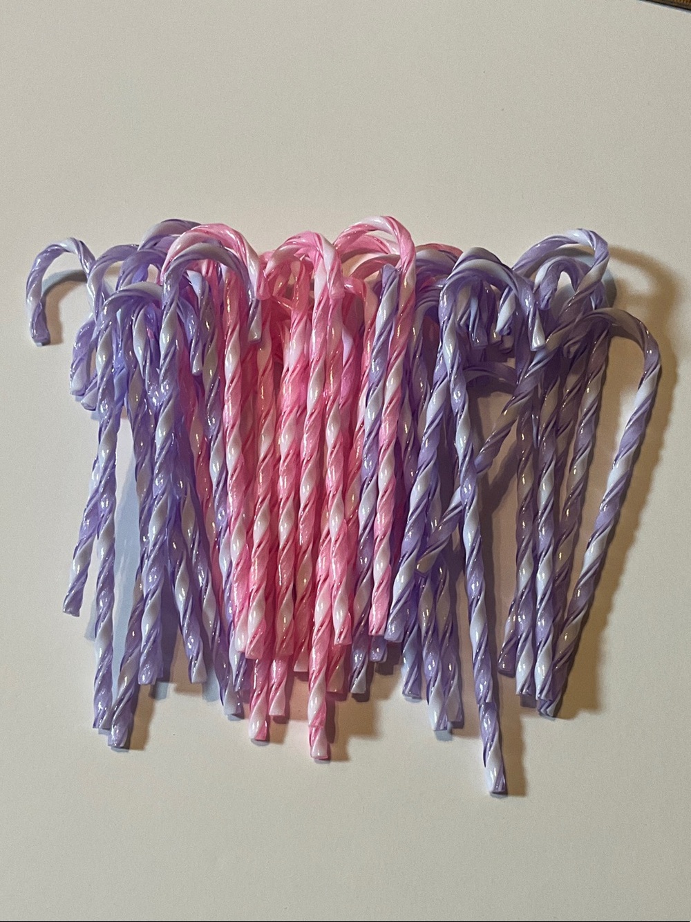 42 Twist Candy Cane Pink & Lavender